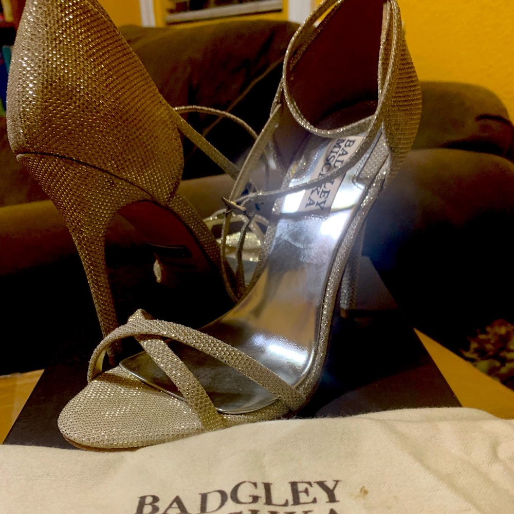 Beautiful high heels - great for that special event - worn once.